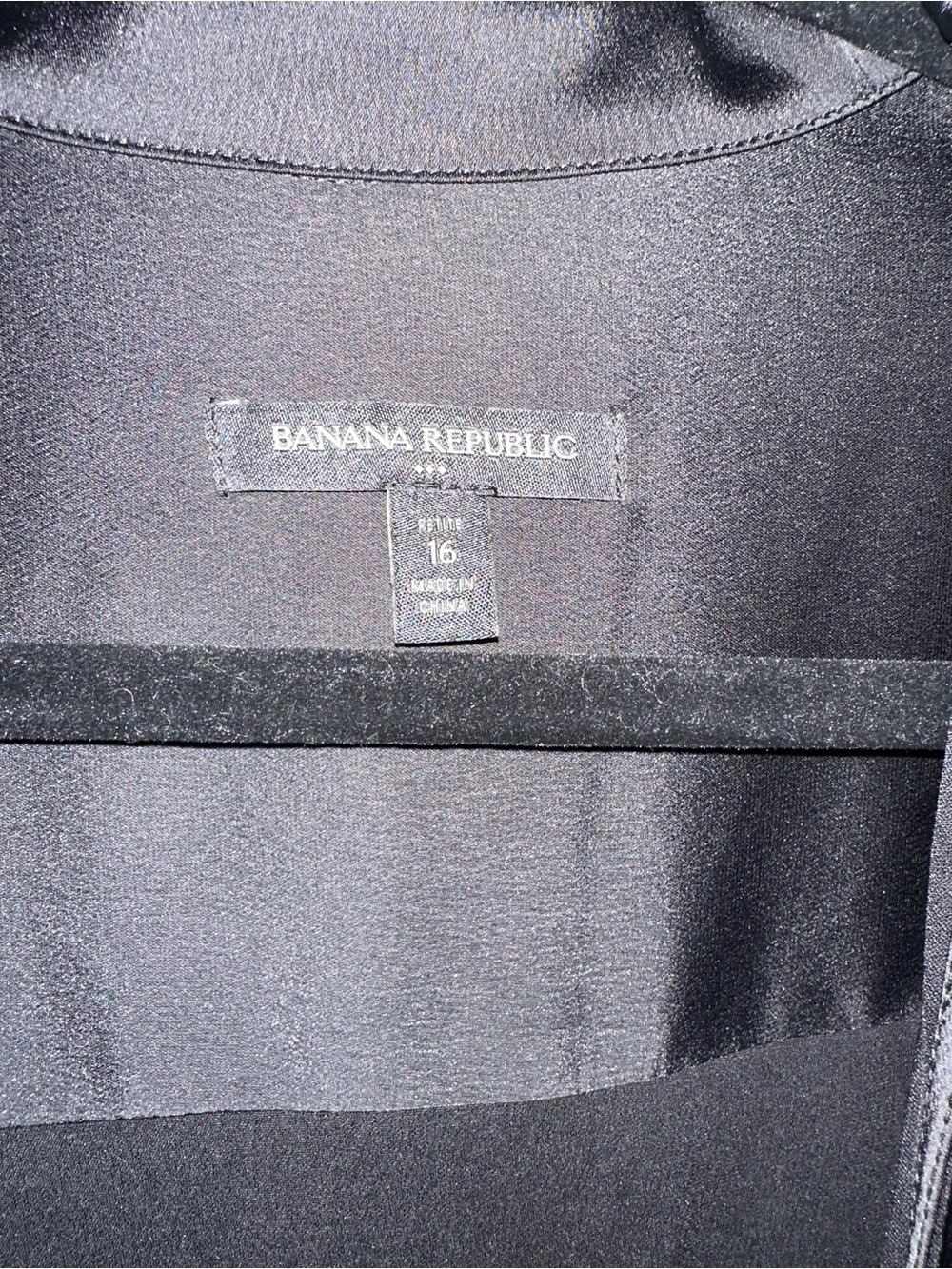 Banana Republic Black High-Low Dress